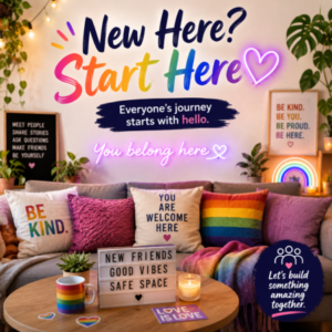 Group logo of 🌈 New Here? Start Here